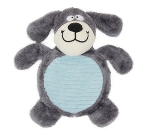 Pet Life Cozy Play Plush 2 Set Of Matching Squeaking Chew Dog Toys - Pet Totality