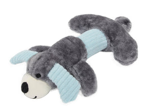 Pet Life Cozy Play Plush 2 Set Of Matching Squeaking Chew Dog Toys - Pet Totality