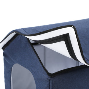 Pet Life "Hush Puppy" Electronic Heating and Cooling Smart Collapsible Pet House - Pet Totality
