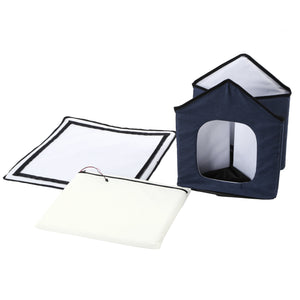 Pet Life "Hush Puppy" Electronic Heating and Cooling Smart Collapsible Pet House - Pet Totality
