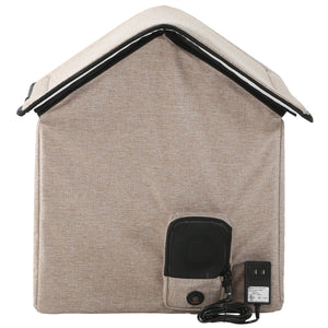 Pet Life "Hush Puppy" Electronic Heating and Cooling Smart Collapsible Pet House - Pet Totality