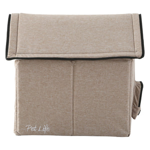 Pet Life "Hush Puppy" Electronic Heating and Cooling Smart Collapsible Pet House - Pet Totality