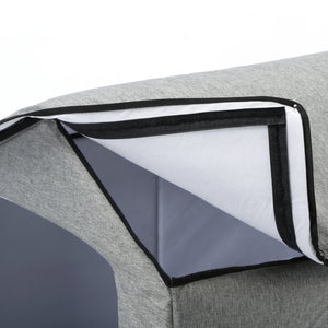 Pet Life "Hush Puppy" Electronic Heating and Cooling Smart Collapsible Pet House - Pet Totality