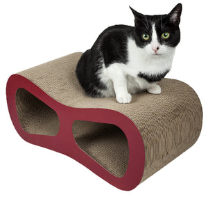Pet Life Modiche Ultra Premium Modern Designer Lounger Cat Scratcher - Pet Totality