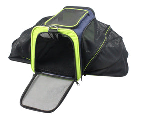 Pet Life Roomeo Folding Collapsible Airline Approved Pet Dog Carrier Crate - Pet Totality