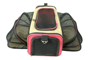 Pet Life Roomeo Folding Collapsible Airline Approved Pet Dog Carrier Crate - Pet Totality