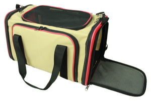 Pet Life Roomeo Folding Collapsible Airline Approved Pet Dog Carrier Crate - Pet Totality