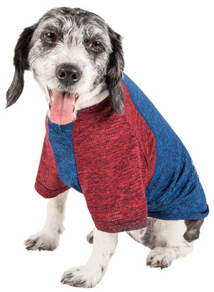 Pet Life ® Active 'Hybreed' 4-Way Stretch Two-Toned Performance Dog T-Shirt - Pet Totality