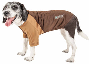 Pet Life ® Active 'Hybreed' 4-Way Stretch Two-Toned Performance Dog T-Shirt - Pet Totality