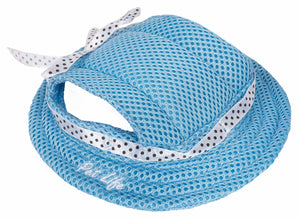 Pet Life ® 'Sea Spot Sun' Uv Protectant Adjustable Fashion Mesh Brimmed Dog Hat Cap - Pet Totality