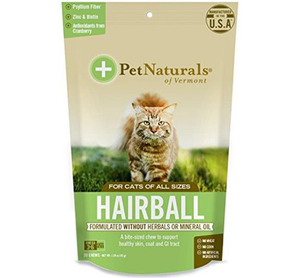 Pet Naturals Of Vermont Cat Chewable Hairball 30Ct - Pet Totality