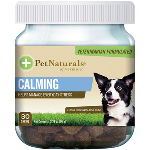 Pet Naturals Of Vermont Dog Chew Calming Mediumlarge 30 Count - Pet Totality