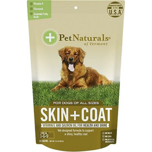 Pet Naturals Of Vermont Dog  Chewable Skin And Coat 30Ct - Pet Totality