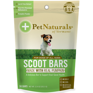 Pet Naturals Of Vermont Dog Scoot Bars 30 Count - Pet Totality
