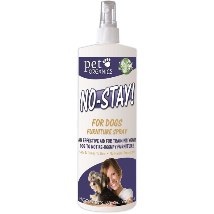 Pet Organics No Stay Furniture Spray For Dogs 16Oz