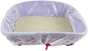 Pet Totality Cat Litter Box Liners With Drawstrings, - Pet Totality