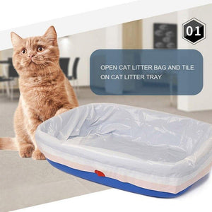 Pet Totality Cat Litter Box Liners With Drawstrings, - Pet Totality