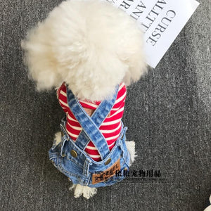 Pet Totality Denim Dog Jeans Jumpsuit: S/M/L/XL/XXL - Pet Totality