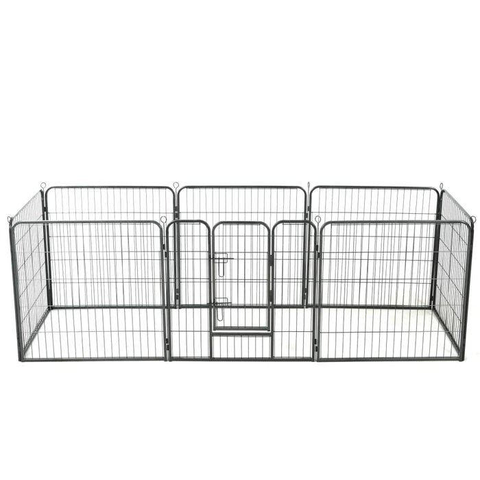 Pet Totality Dog Playpen Steel Exercise Folding Cage, 8 & 12 Panels