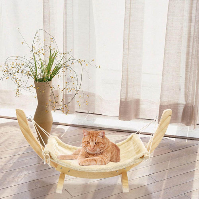 Pet Totality Hammock With Wooden Frame