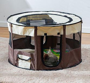 Pet Totality Outdoor/Indoor Playpen, 8 Panels - Pet Totality