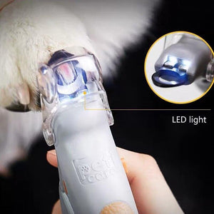 Pet Totality Stainless Steel LED Magnifying Nail Clipper, Yellow - Pet Totality