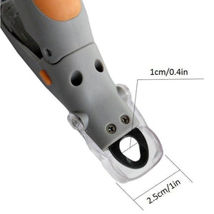 Pet Totality Stainless Steel LED Magnifying Nail Clipper, Yellow - Pet Totality