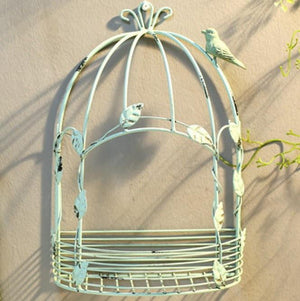 Pet Totality Vintage Metal Wire Bird Cage For Backyard Wild Birds & Garden - Pet Totality