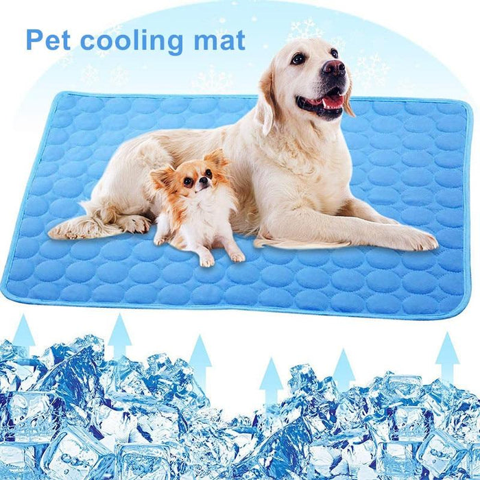 Pet Totality Washable Cooling Summer Mat For Dogs & Cats: Small, Medium