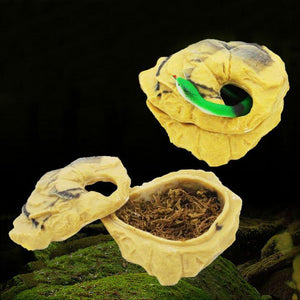 Pet Totality Yellow Reptile Cave With Removable Lid: Small, Large - Pet Totality