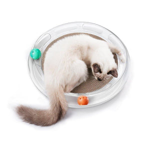 Petkit 'Swipe' Interactive Cat Scratcher And Chaser Lounger Toy - Pet Totality