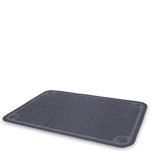 Petmate Litter Catcher Mat Gray Extra-Large - Pet Totality