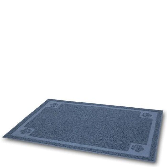 Petmate Litter Catcher Mat Ice Blue Large 35X23.5