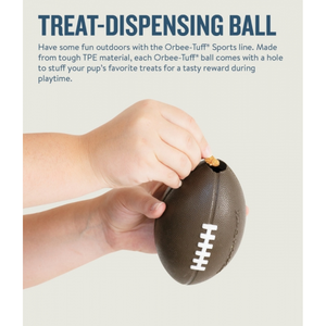 Planet Dog Football Dog Toy Brown - Pet Totality