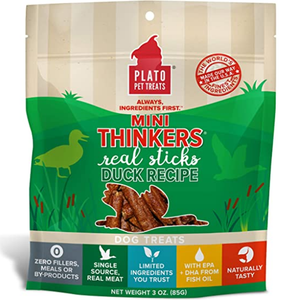 Plato Dog Mini Thinkers Duck 3Oz - Pet Totality