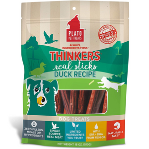 Plato Dog Thinkers Stick Duck 18Oz - Pet Totality