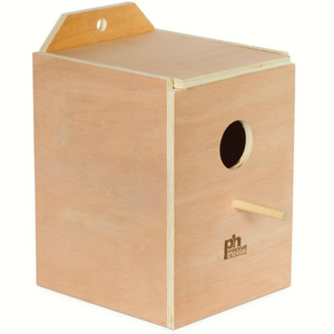 Prevue Pet Products Hardwood Inside Parakeet Nest Box Large - Pet Totality