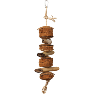 Prevue Pet Products Naturals Coco And Bamboo Bird Toy - Pet Totality