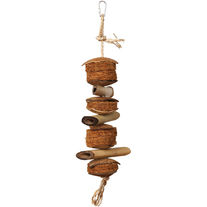Prevue Pet Products Naturals Coco And Bamboo Bird Toy