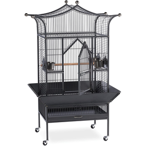 Prevue Pet Products Royalty Cage Black 20X20X56In - Pet Totality