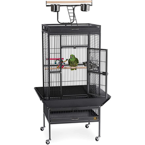 Prevue Pet Products Wrought Iron Select Cage Black 24X20X60In - Pet Totality