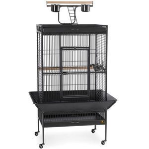 Prevue Pet Products Wrought Iron Select Cage Black 36X24X66In - Pet Totality