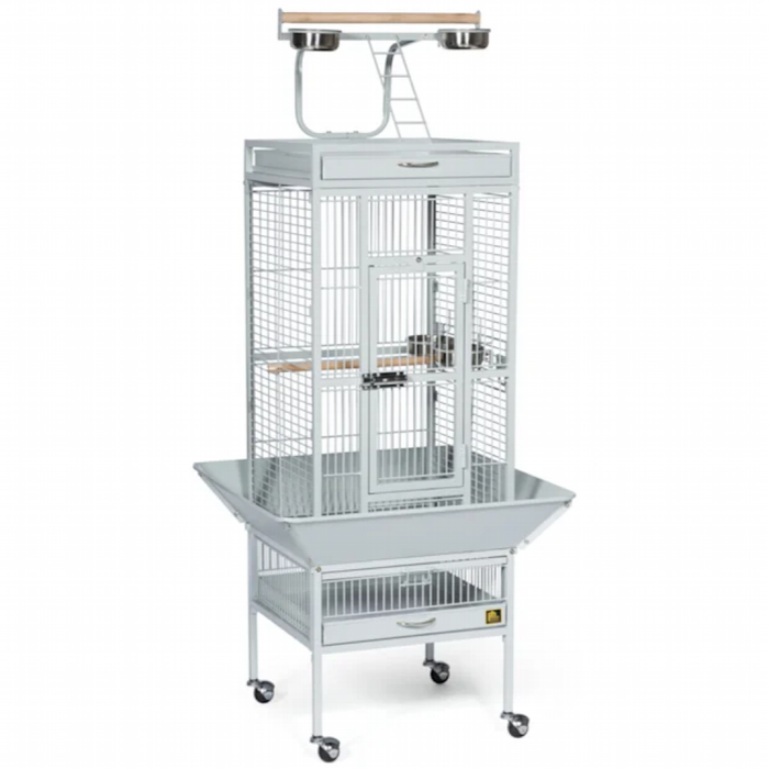 Prevue Pet Products Wrought Iron Select Cage Pewter 18X18X57In