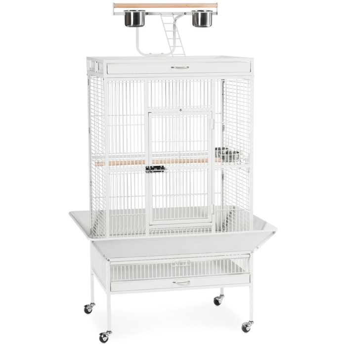 Prevue Pet Products Wrought Iron Select Cage White 24X20X60In