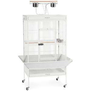 Prevue Pet Products Wrought Iron Select Cage White 24X20X60In - Pet Totality