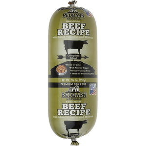 Redbarn Beef Roll Dog Food 24Ct/3Oz - Pet Totality