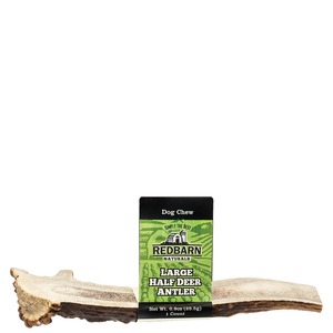 Redbarn Natural Deer Split Antler Dog Treat Large - Pet Totality