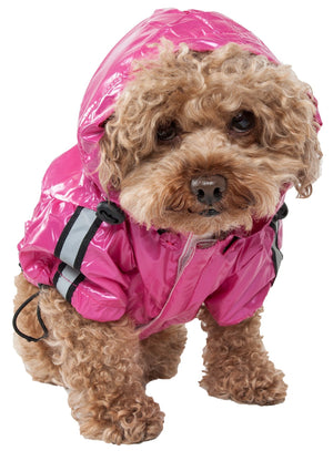 Reflecta-Sport Adjustable Reflective Weather-Proof Pet Rainbreaker Jacket - Pet Totality