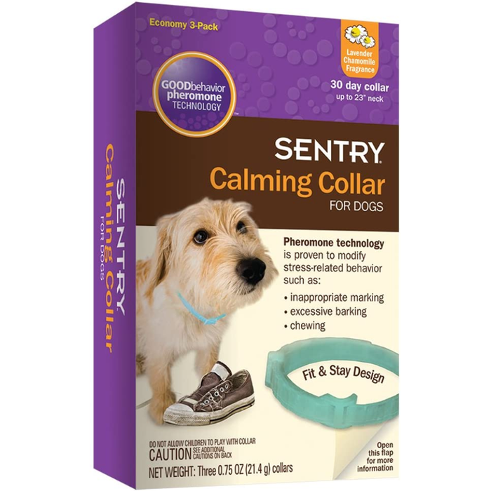 Sentry Calming Collar Dog 3Pk