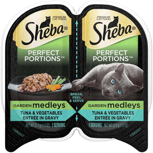 Sheba Perfect Portions Tuna With Vegetables Wet Cat Food 24Ea/2.6Oz - Pet Totality